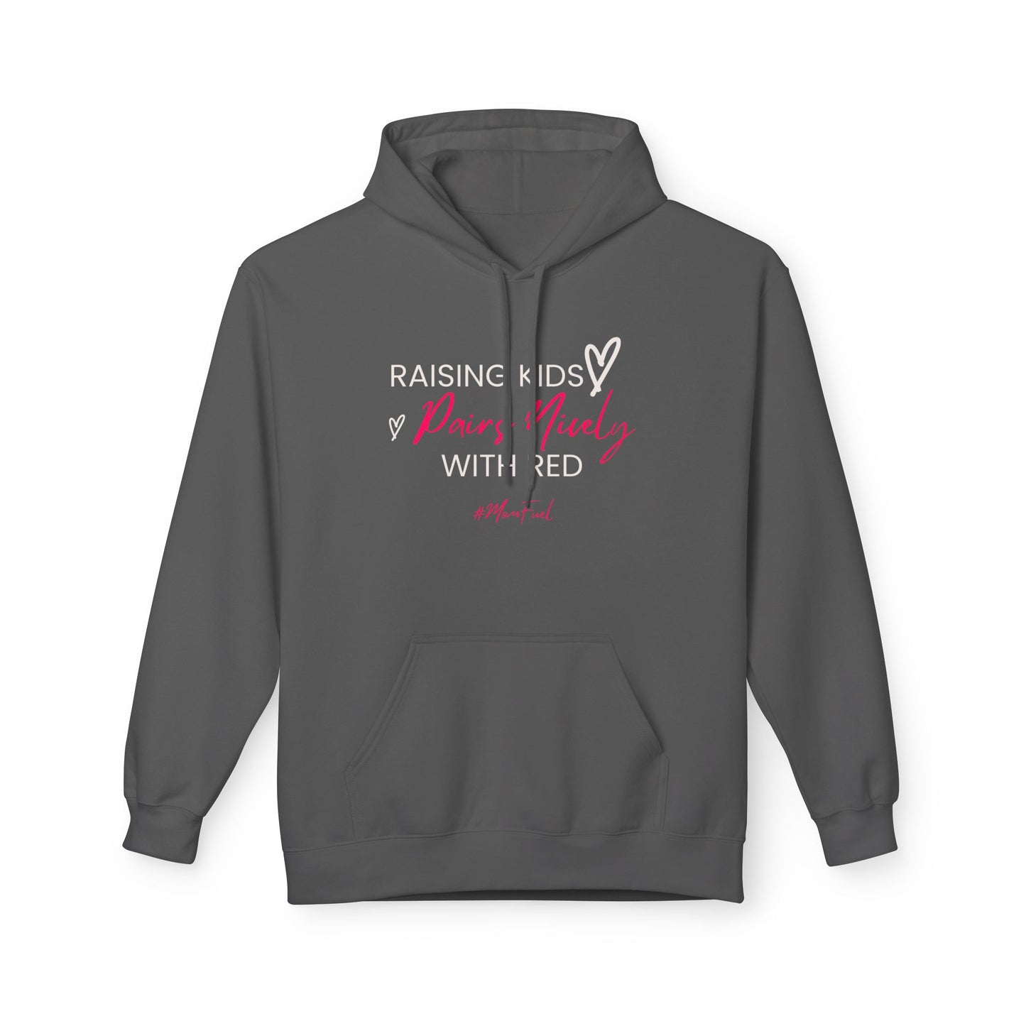 Raising Kids Pairs Nicely With Red Hoodie