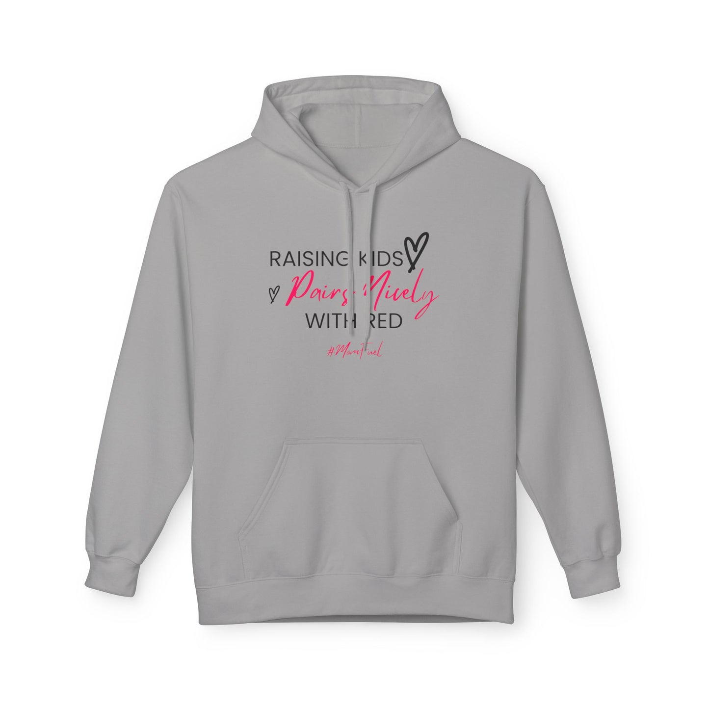 Raising Kids Pairs Nicely With Red Hoodie
