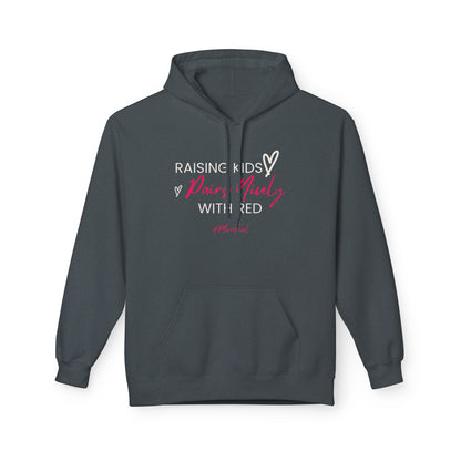 Raising Kids Pairs Nicely With Red Hoodie